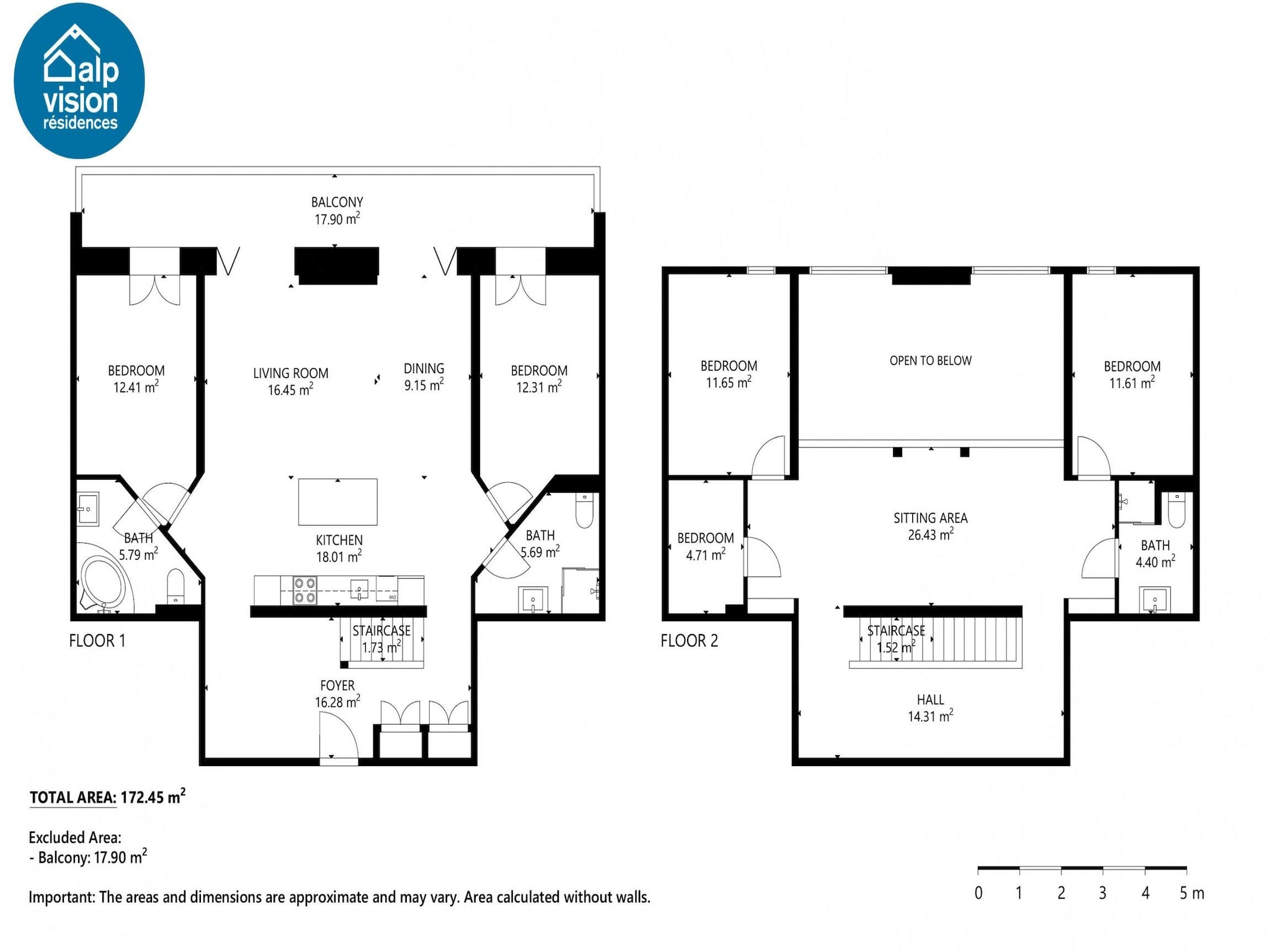 Ferienwohnung Les Mayens MA 021 - LUXURY apartment 18 pers