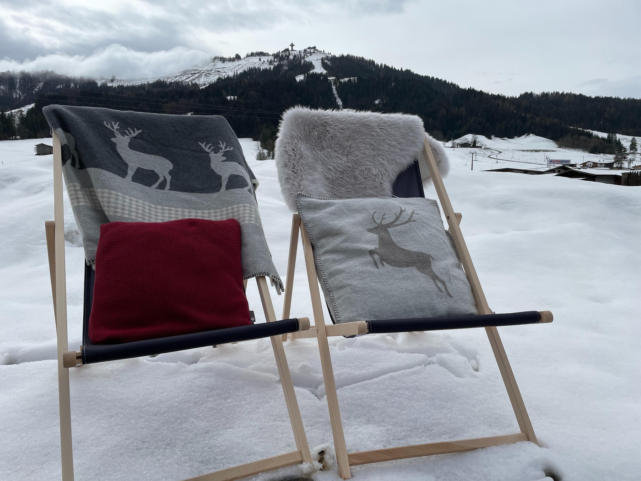 Vakantiehuis Luxusapartment mit Sauna am Berg