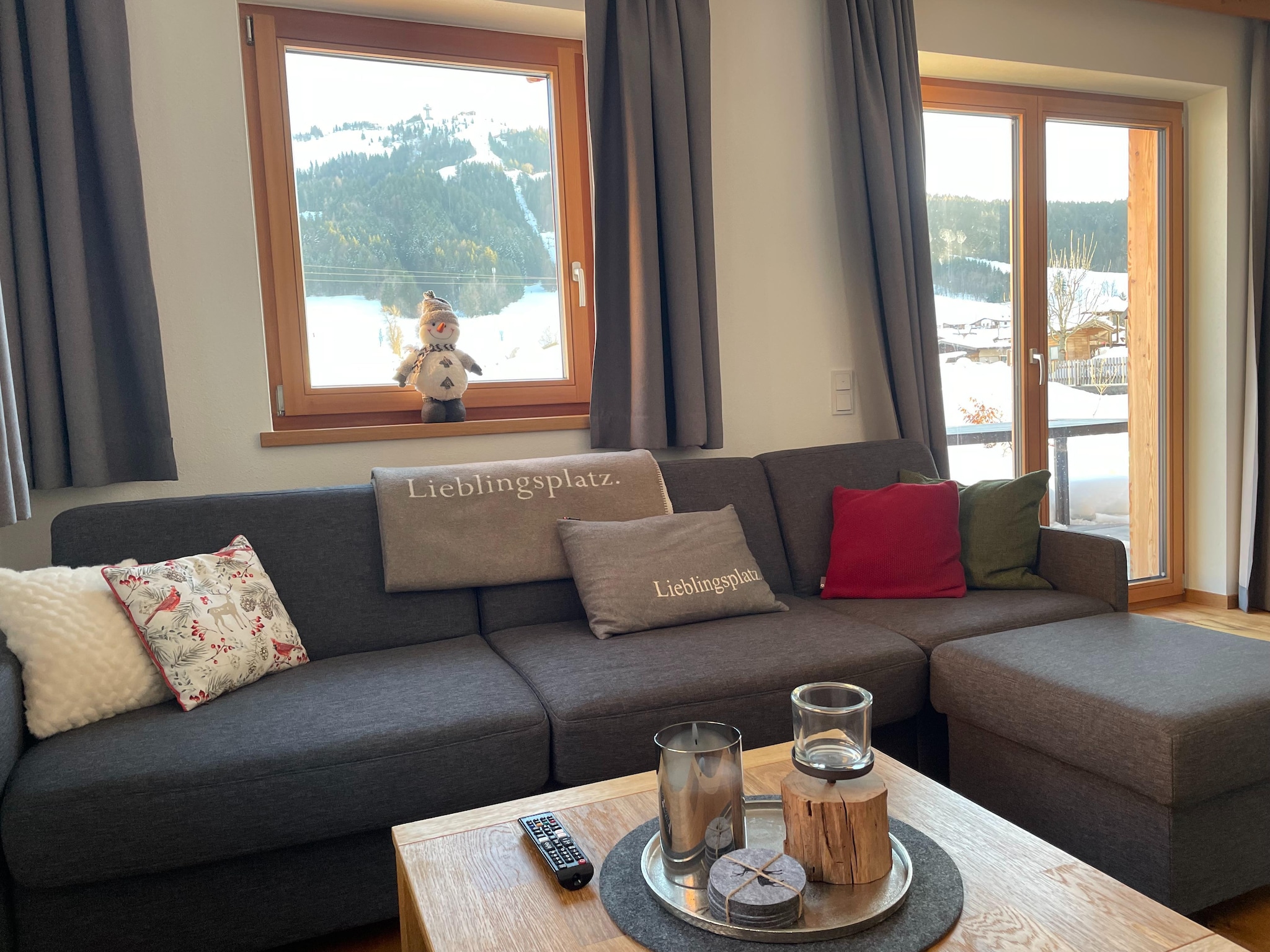 Vakantiehuis Luxusapartment mit Sauna am Berg