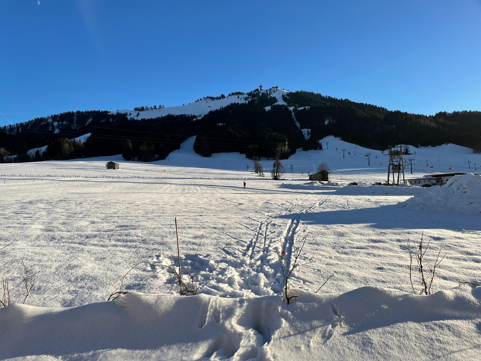 Vakantiehuis Luxusapartment mit Sauna am Berg
