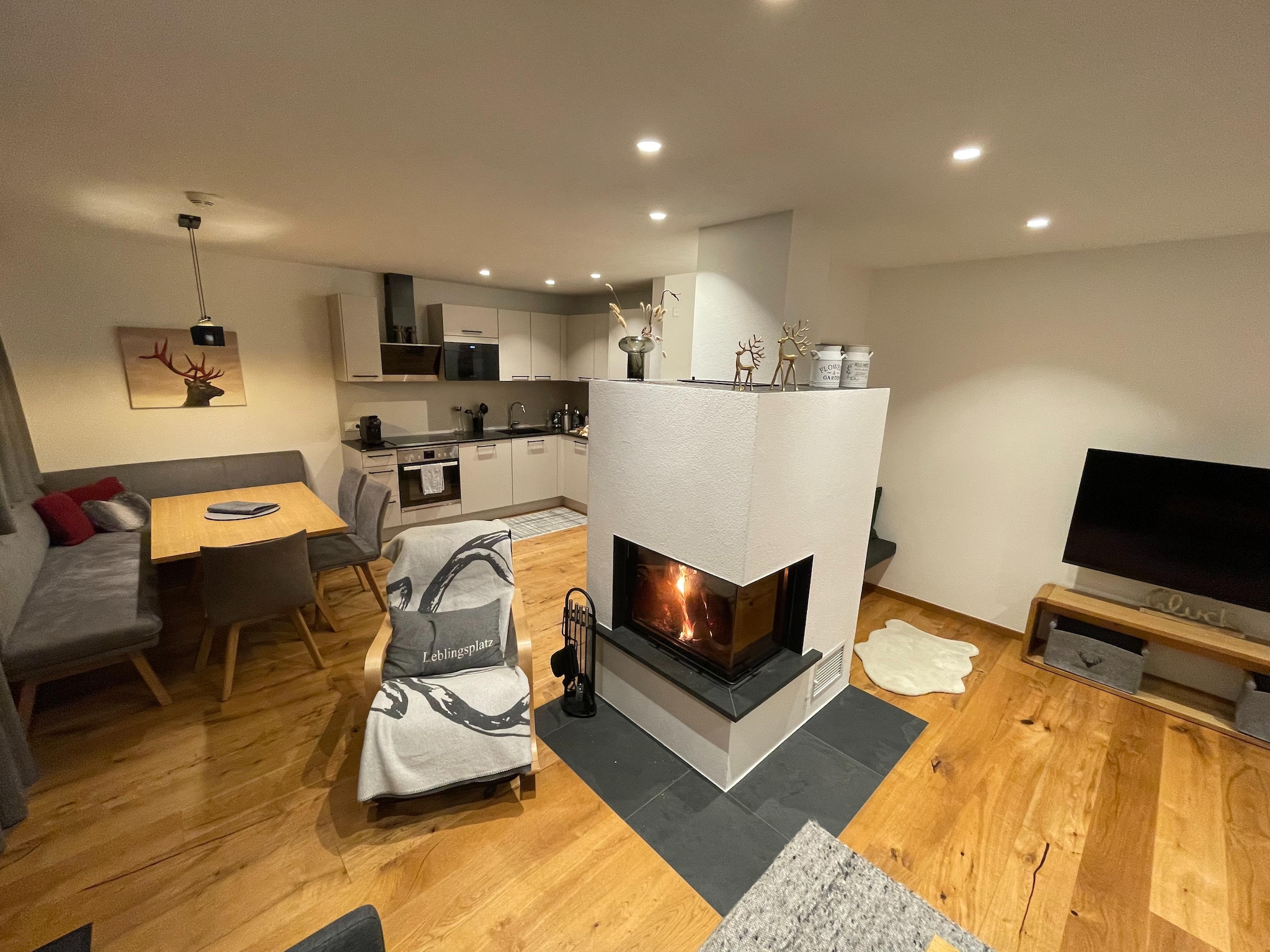 Vakantiehuis Luxusapartment mit Sauna am Berg