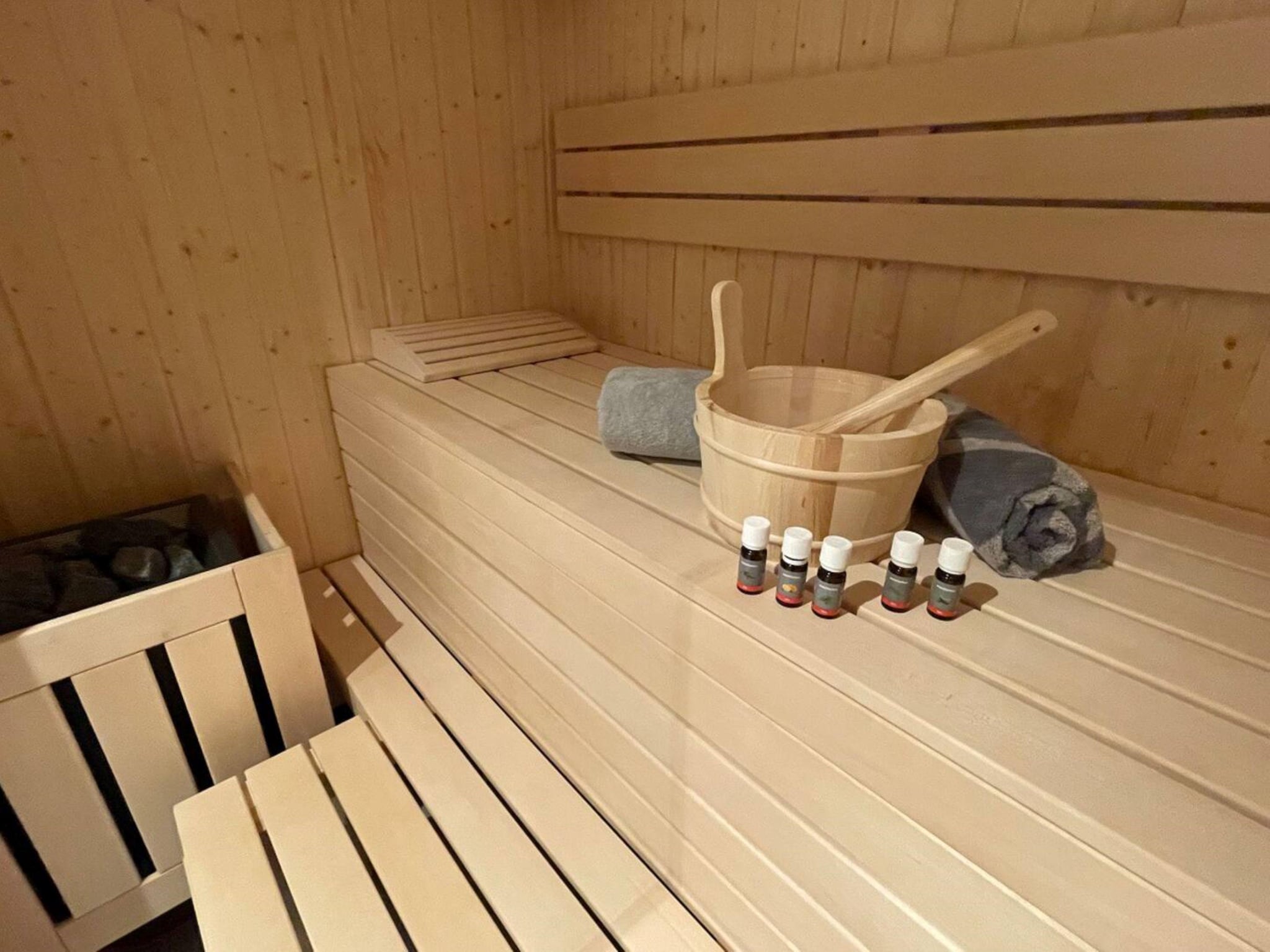 Vakantiehuis Luxusapartment mit Sauna am Berg