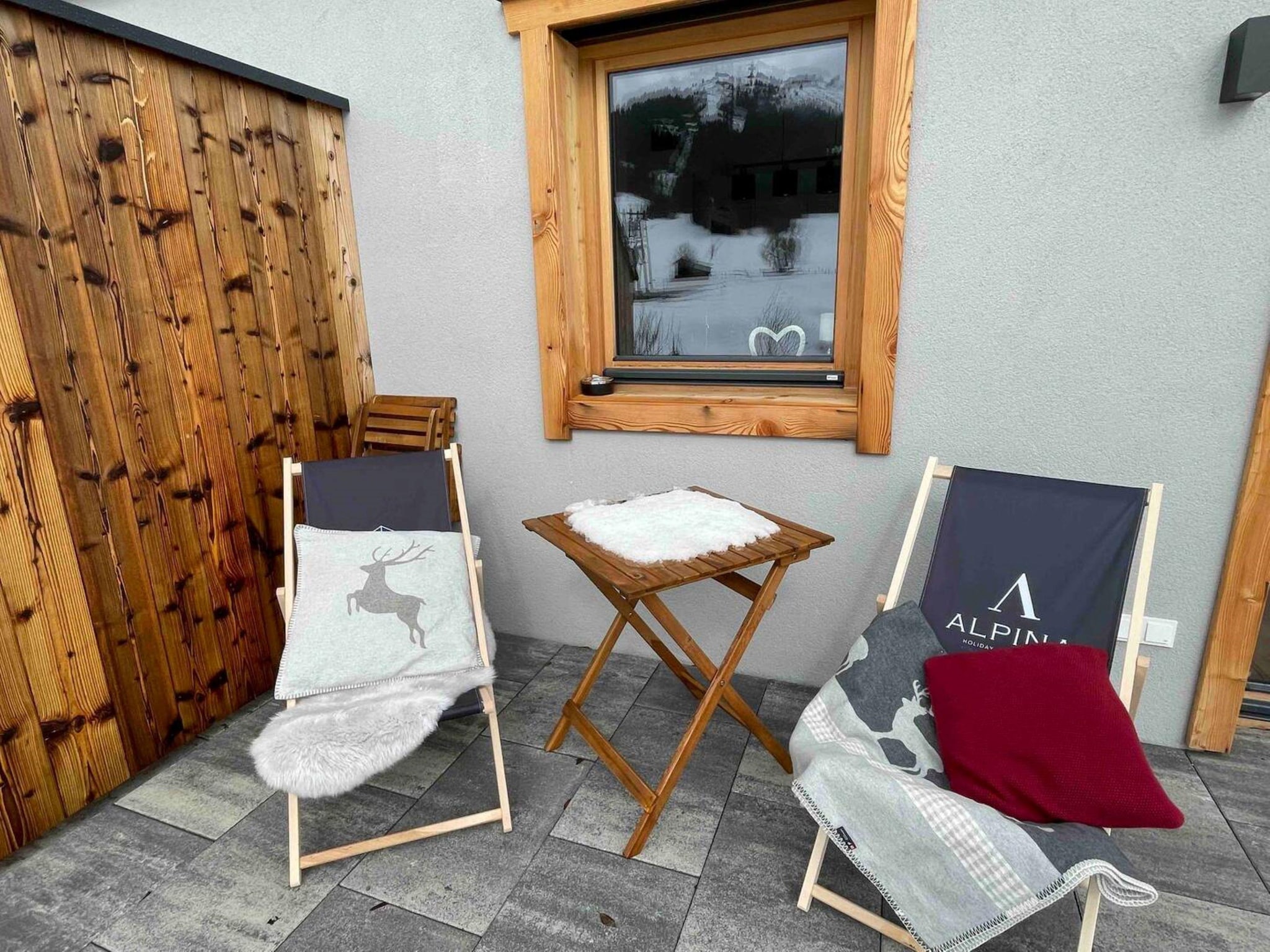 Vakantiehuis Luxusapartment mit Sauna am Berg