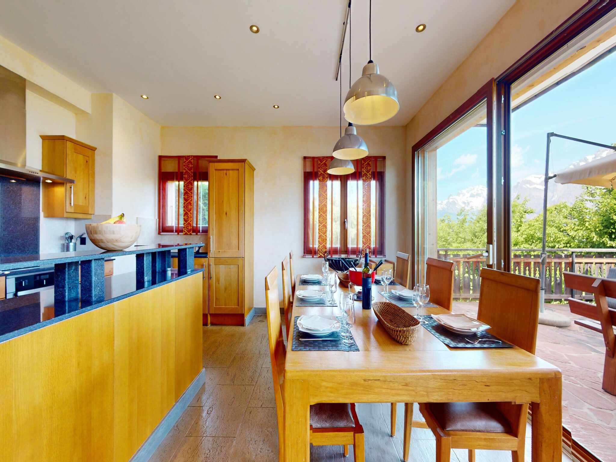 Ferienhaus Axaari - VIEW & SWIMMING POOL chalet 10 pers