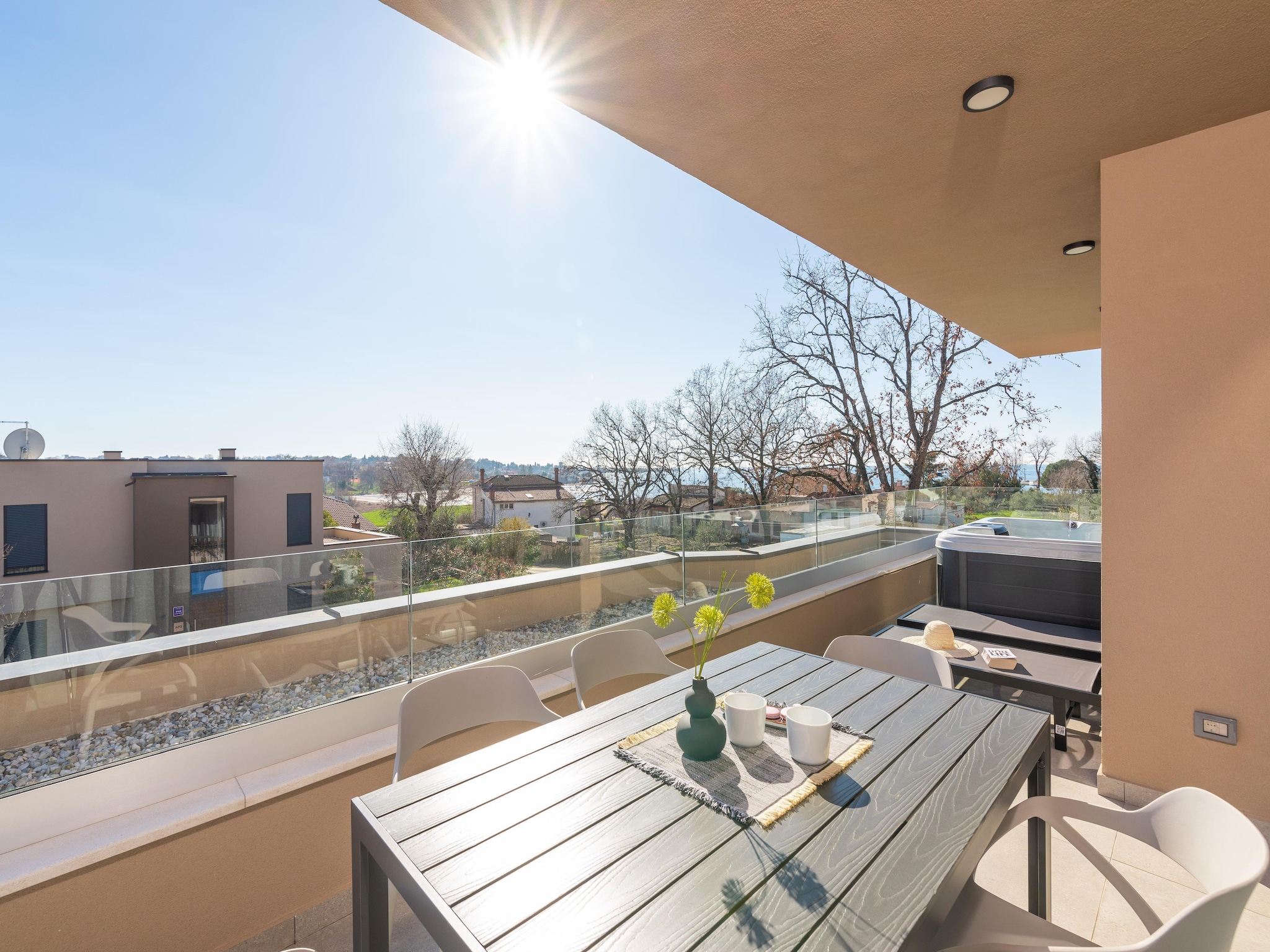 Ferienhaus Quercus village penthouse 2 with bubble bath