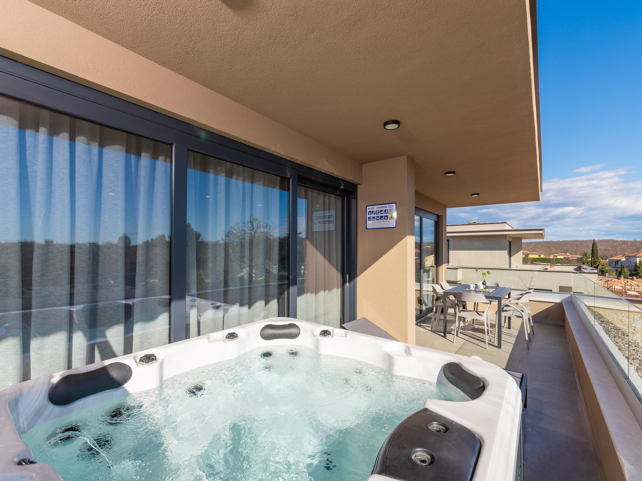 Ferienhaus Quercus village penthouse 2 with bubble bath