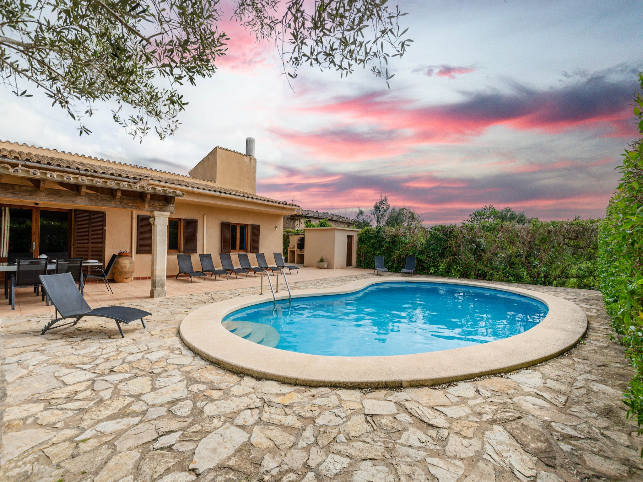 Feriebolig Finca en Pollença con piscina y barbacoa, Esc