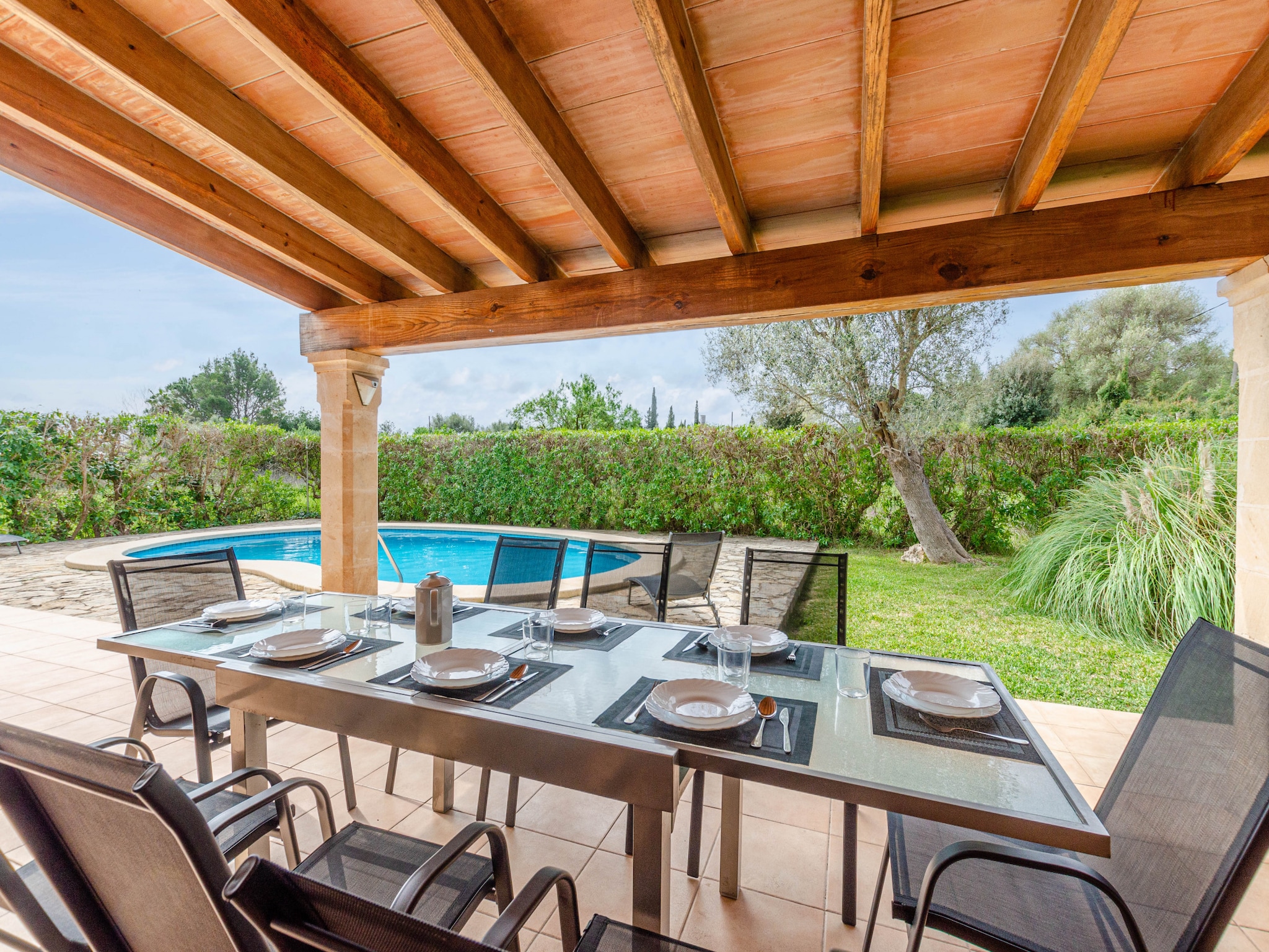 Feriebolig Finca en Pollença con piscina y barbacoa, Esc