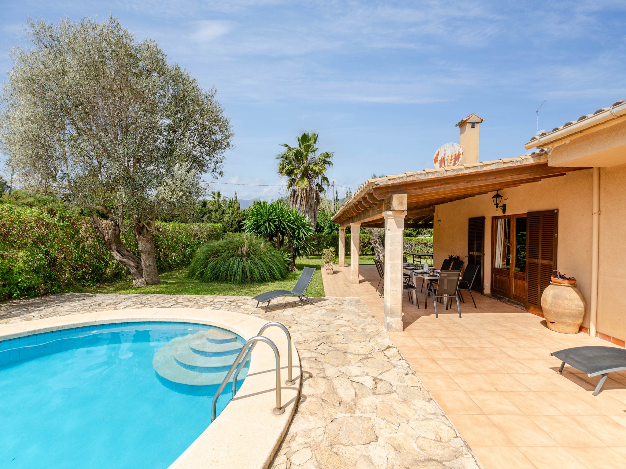 Feriebolig Finca en Pollença con piscina y barbacoa, Esc