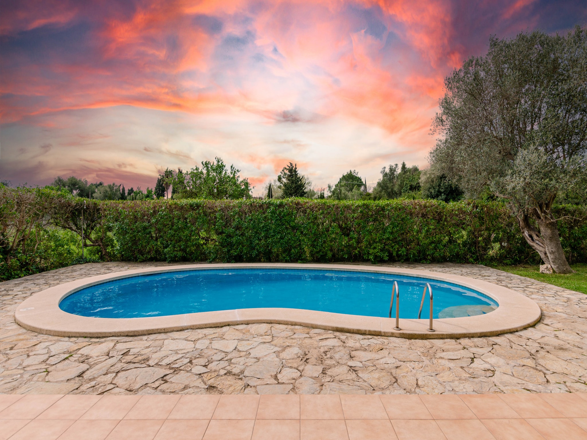 Feriebolig Finca en Pollença con piscina y barbacoa, Esc