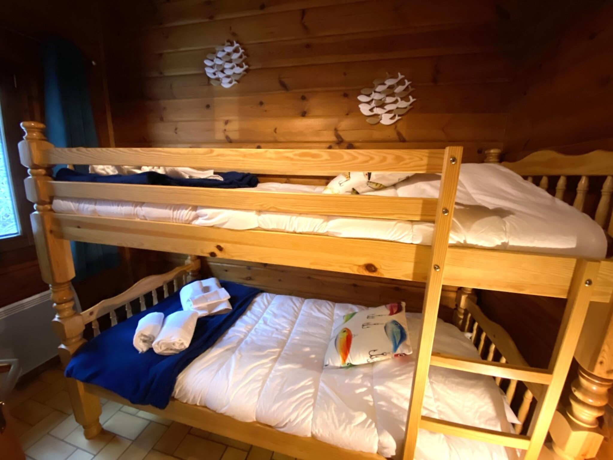 Ferienhaus LE FISHING LODGE Chalet en bois avec Bain Nordique
