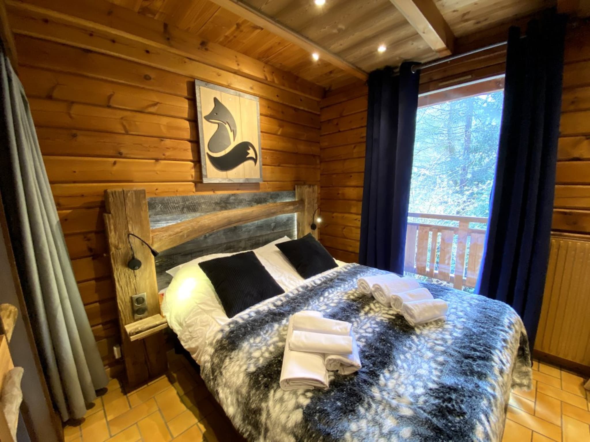 Ferienhaus LE RENARD  Chalet en bois au calme