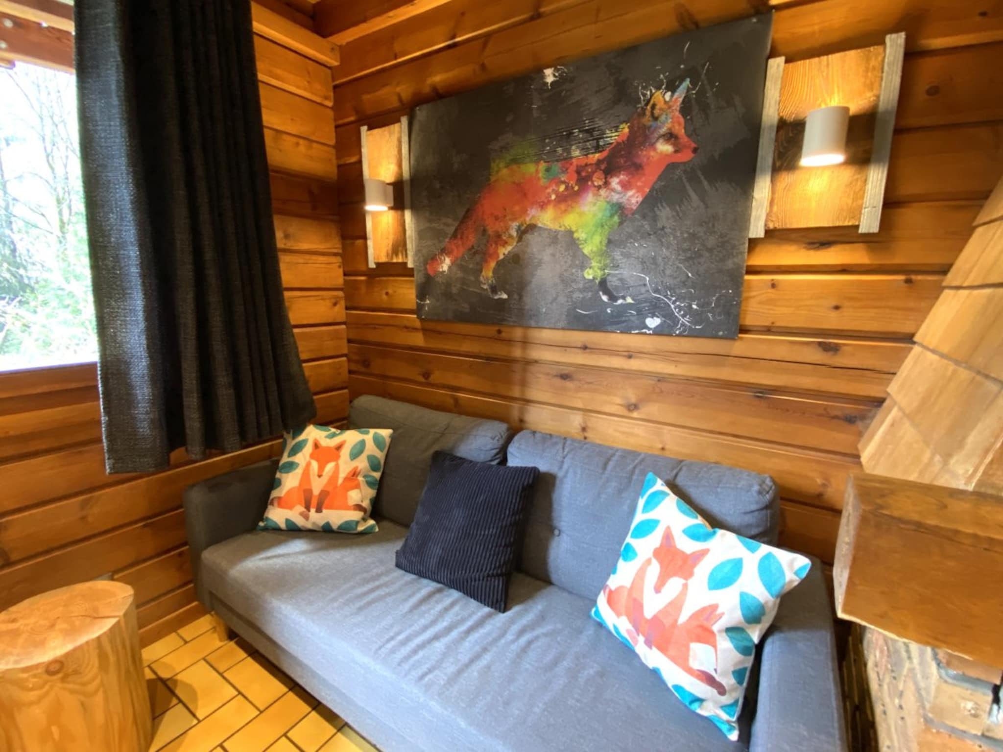 Ferienhaus LE RENARD  Chalet en bois au calme