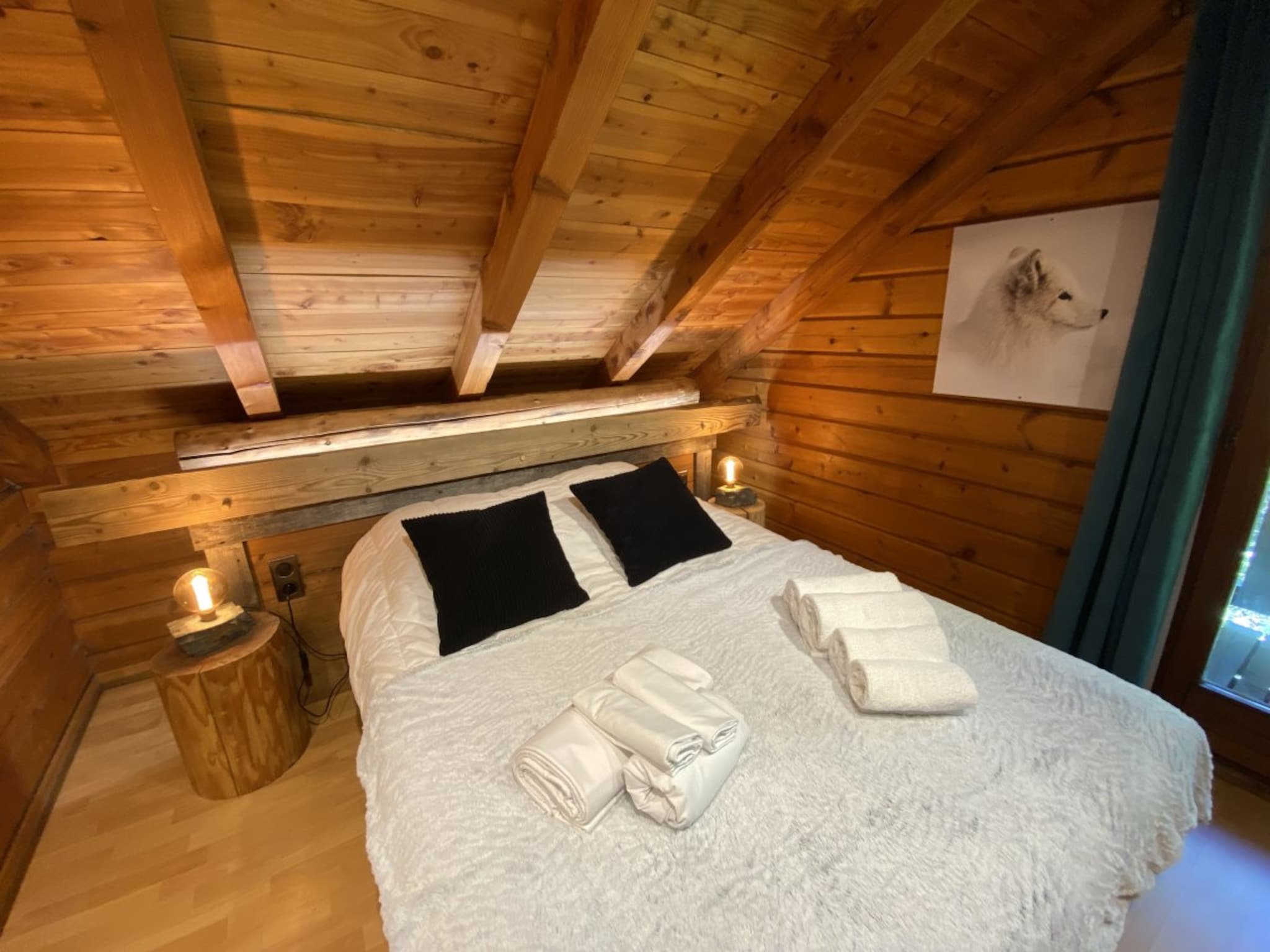 Ferienhaus LE RENARD  Chalet en bois au calme