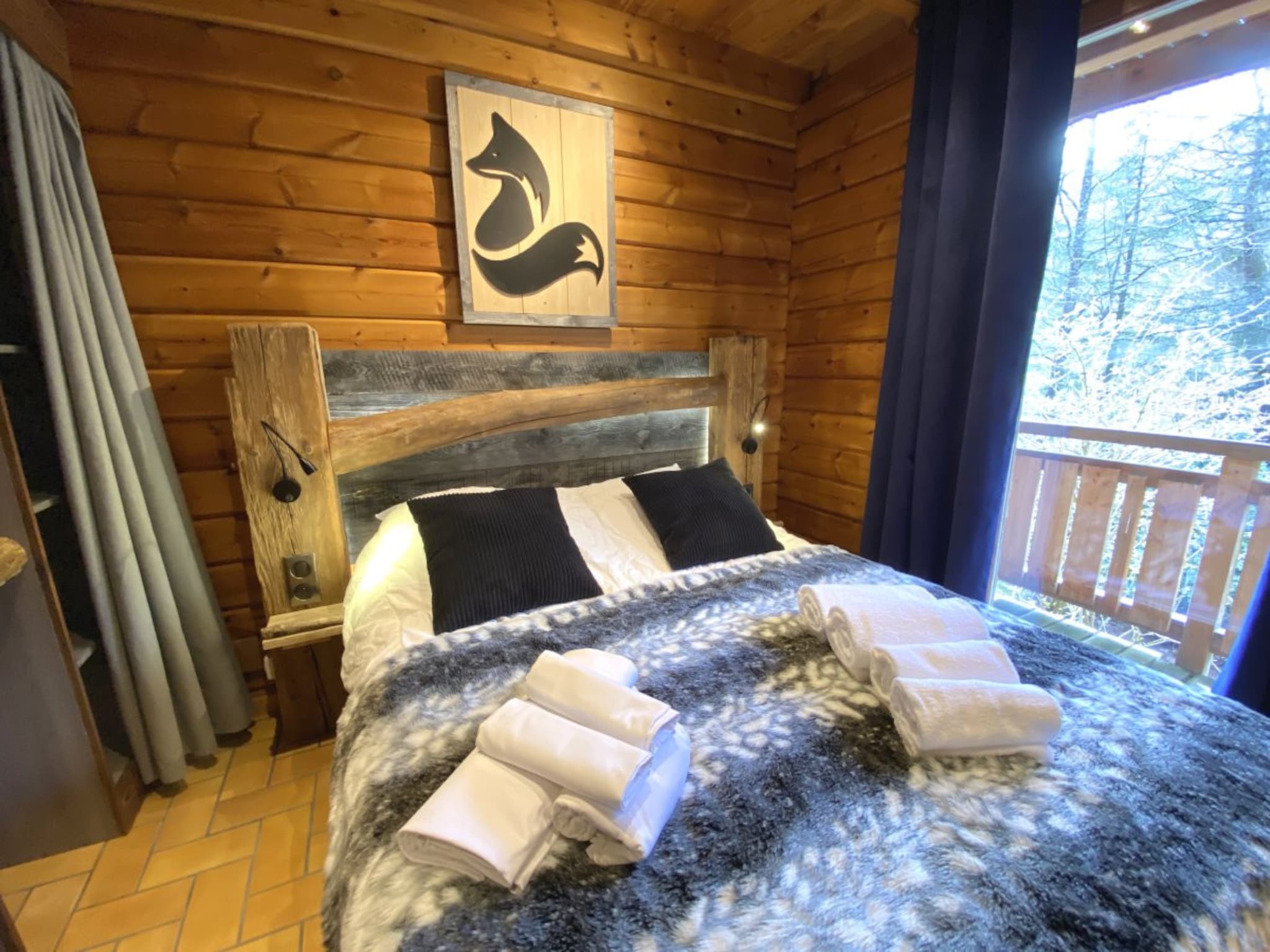 Ferienhaus LE RENARD  Chalet en bois au calme