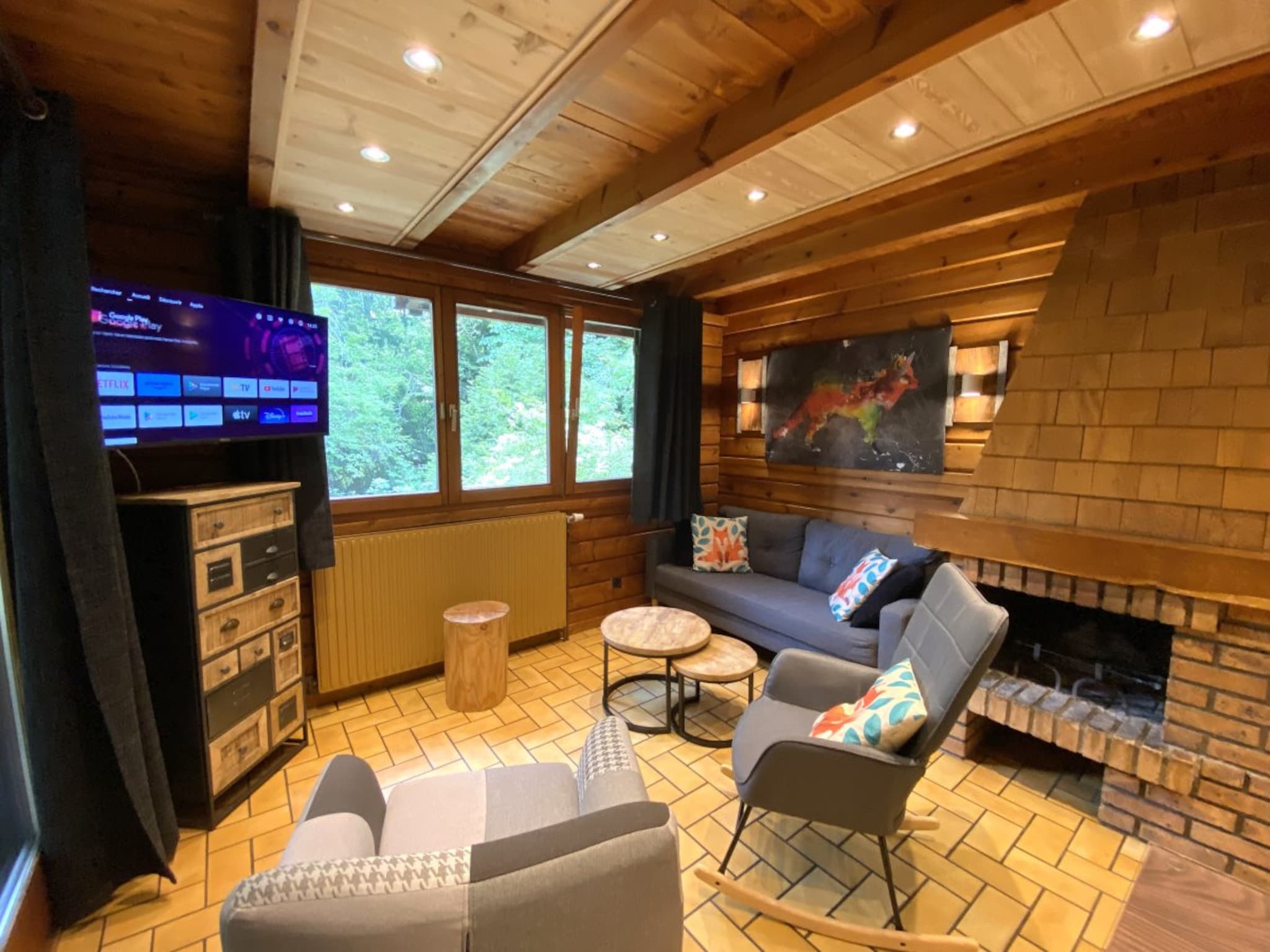 Ferienhaus LE RENARD  Chalet en bois au calme