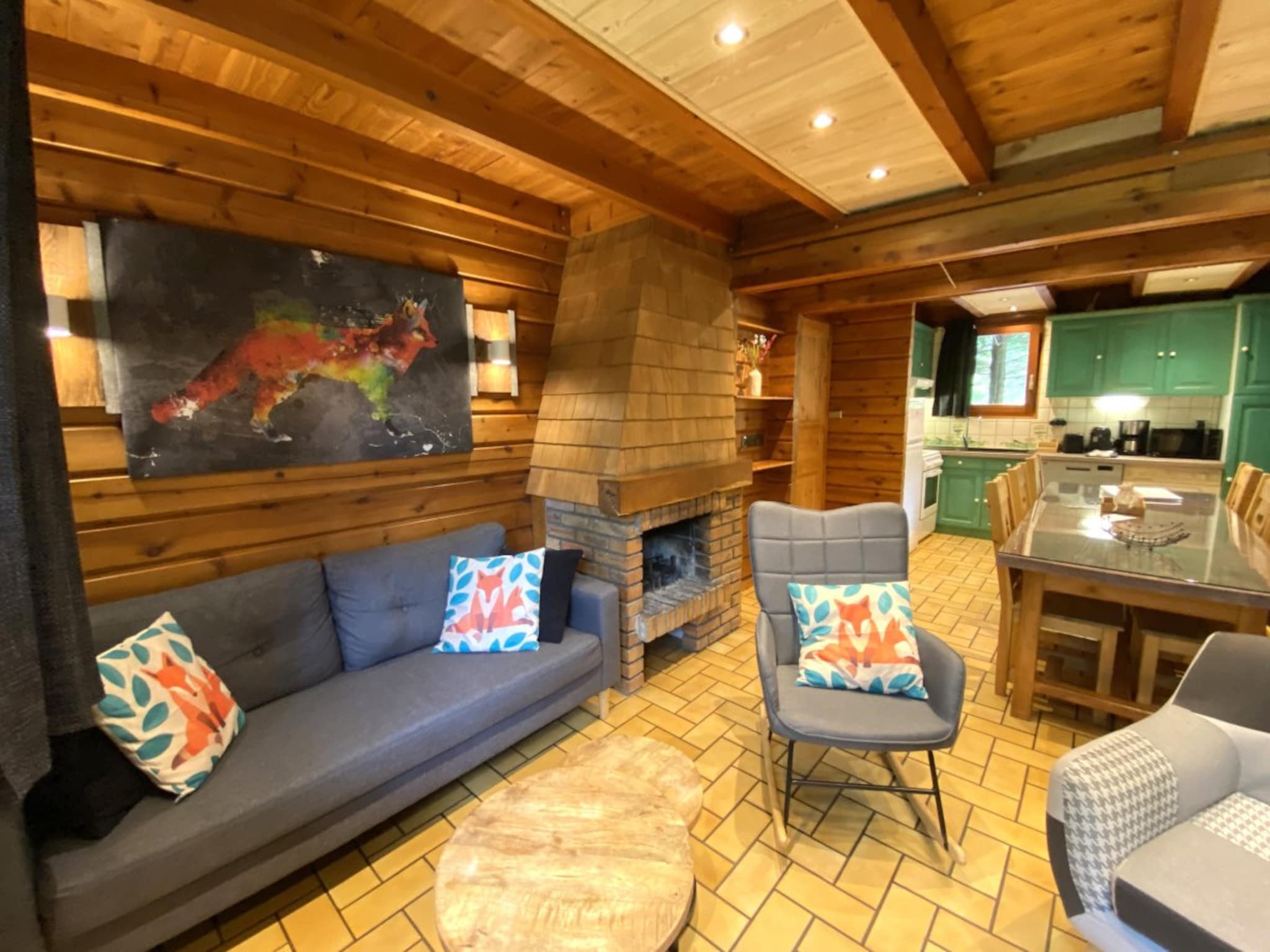 Ferienhaus LE RENARD  Chalet en bois au calme