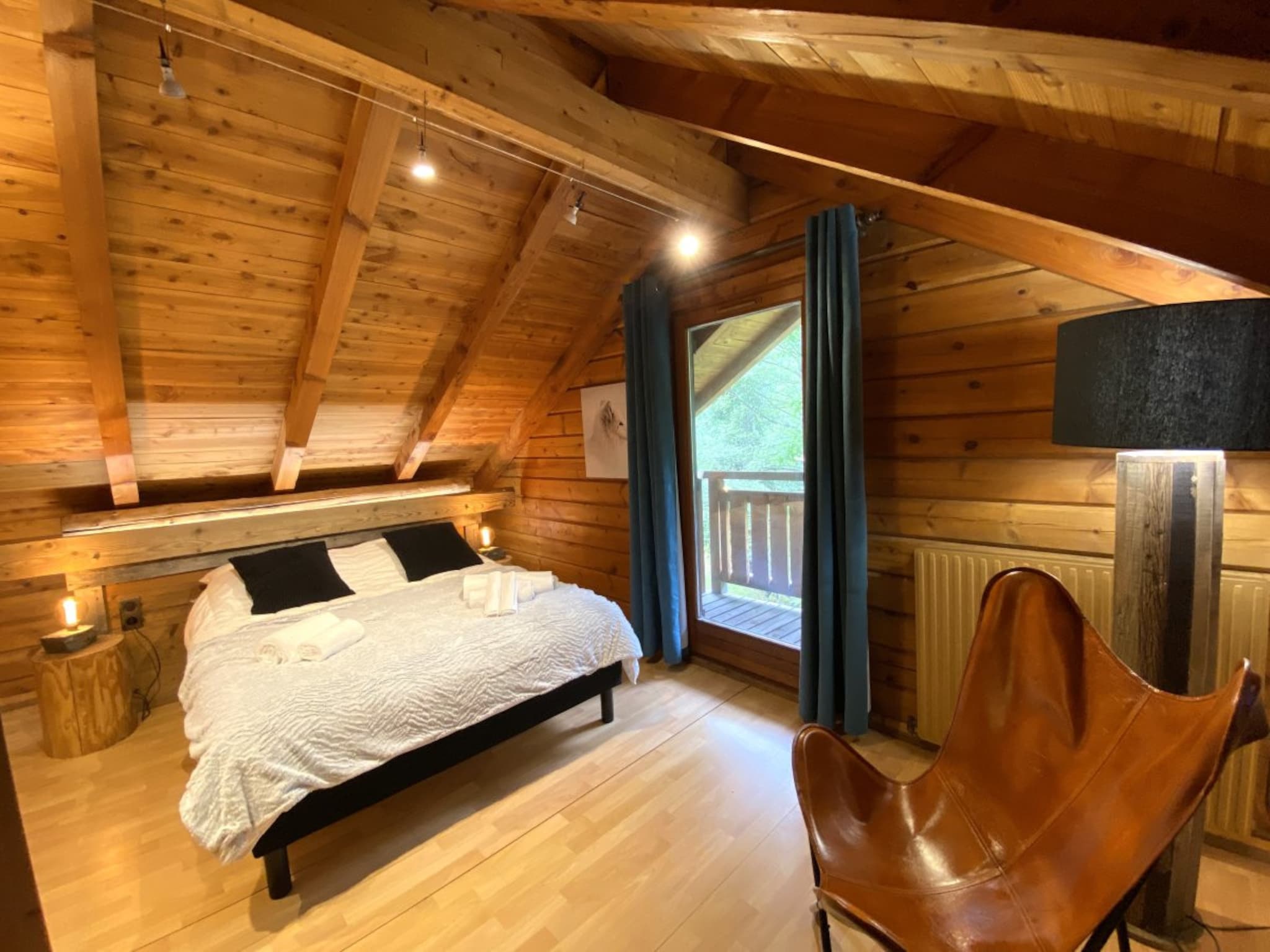Ferienhaus LE RENARD  Chalet en bois au calme