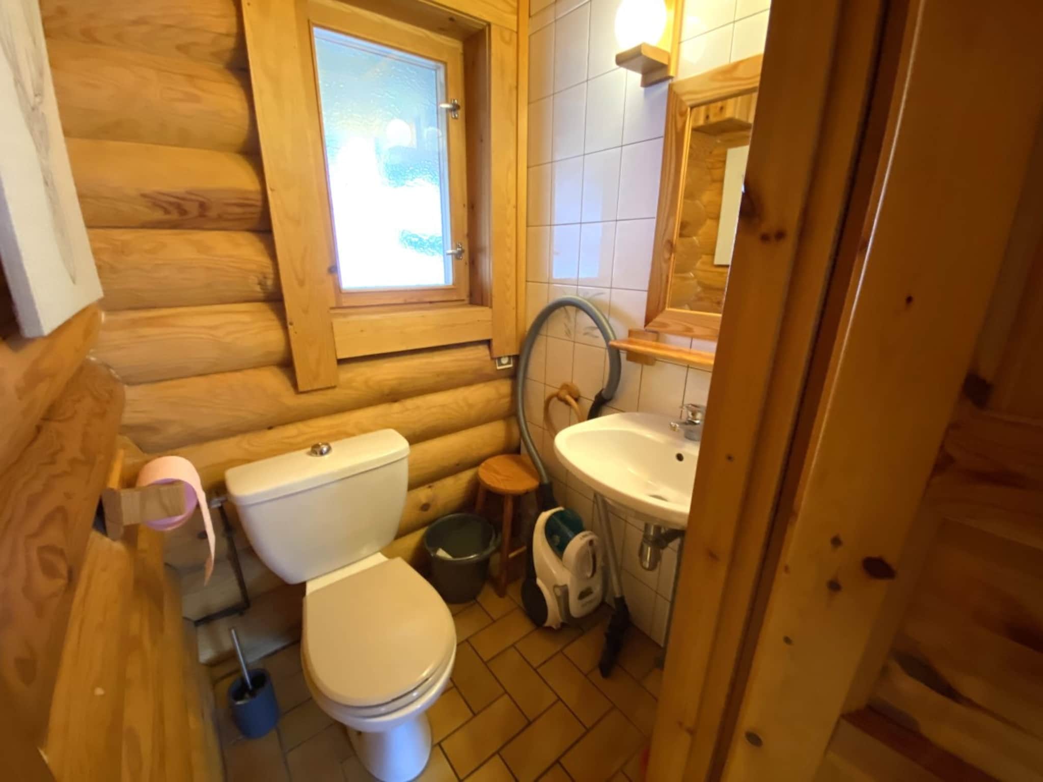 Maison LE GRAND CERF  Chalet en rondins avec SPA Jacuzzi
