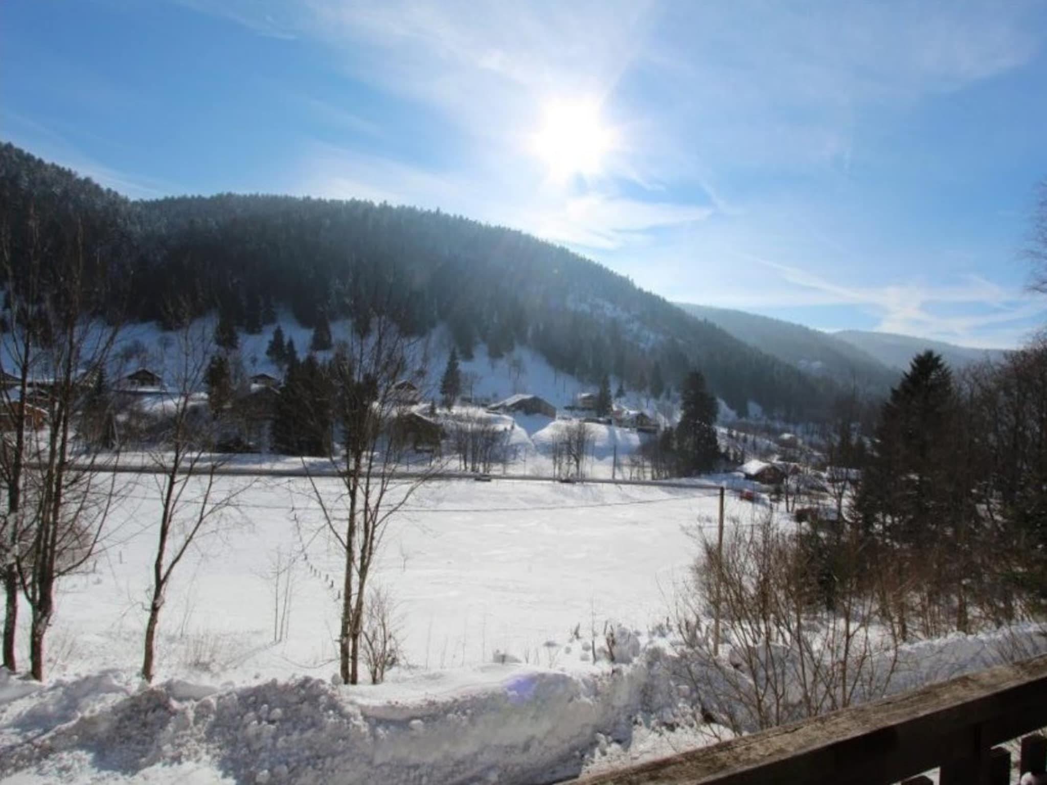 Maison LE GRAND CERF  Chalet en rondins avec SPA Jacuzzi