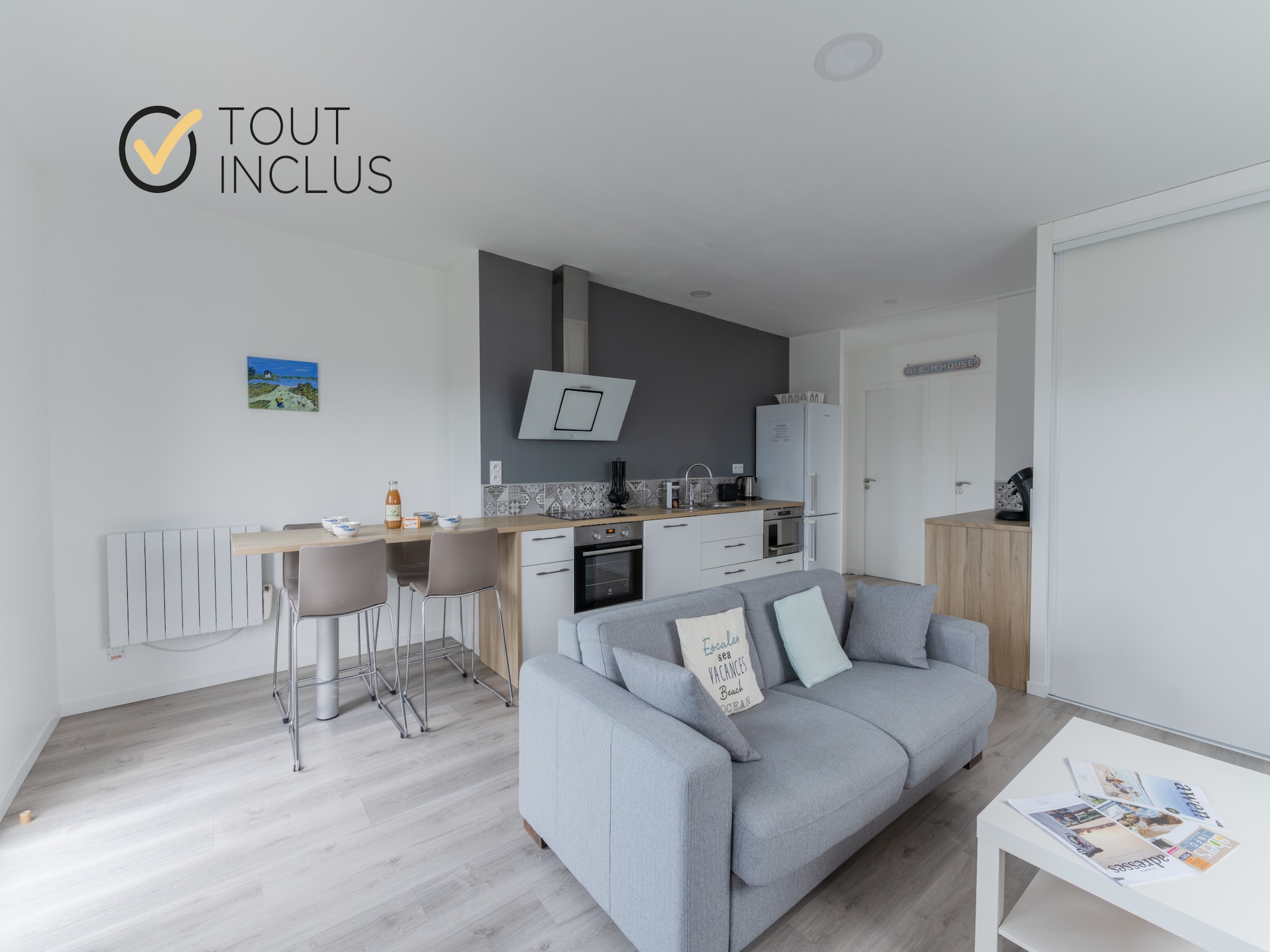 Ferienwohnung ROSCAROC - ENEZ AR BEG (côté jardin) - P