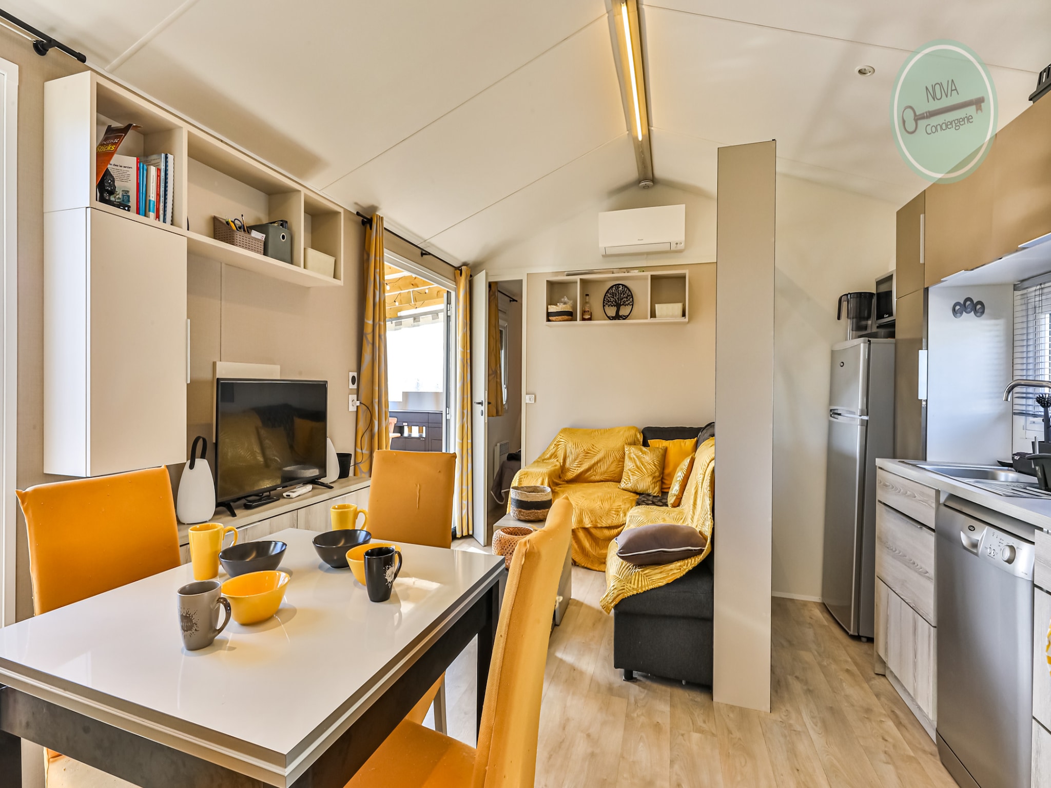 Ferienwohnung Mobil-Home Parc des Roselières