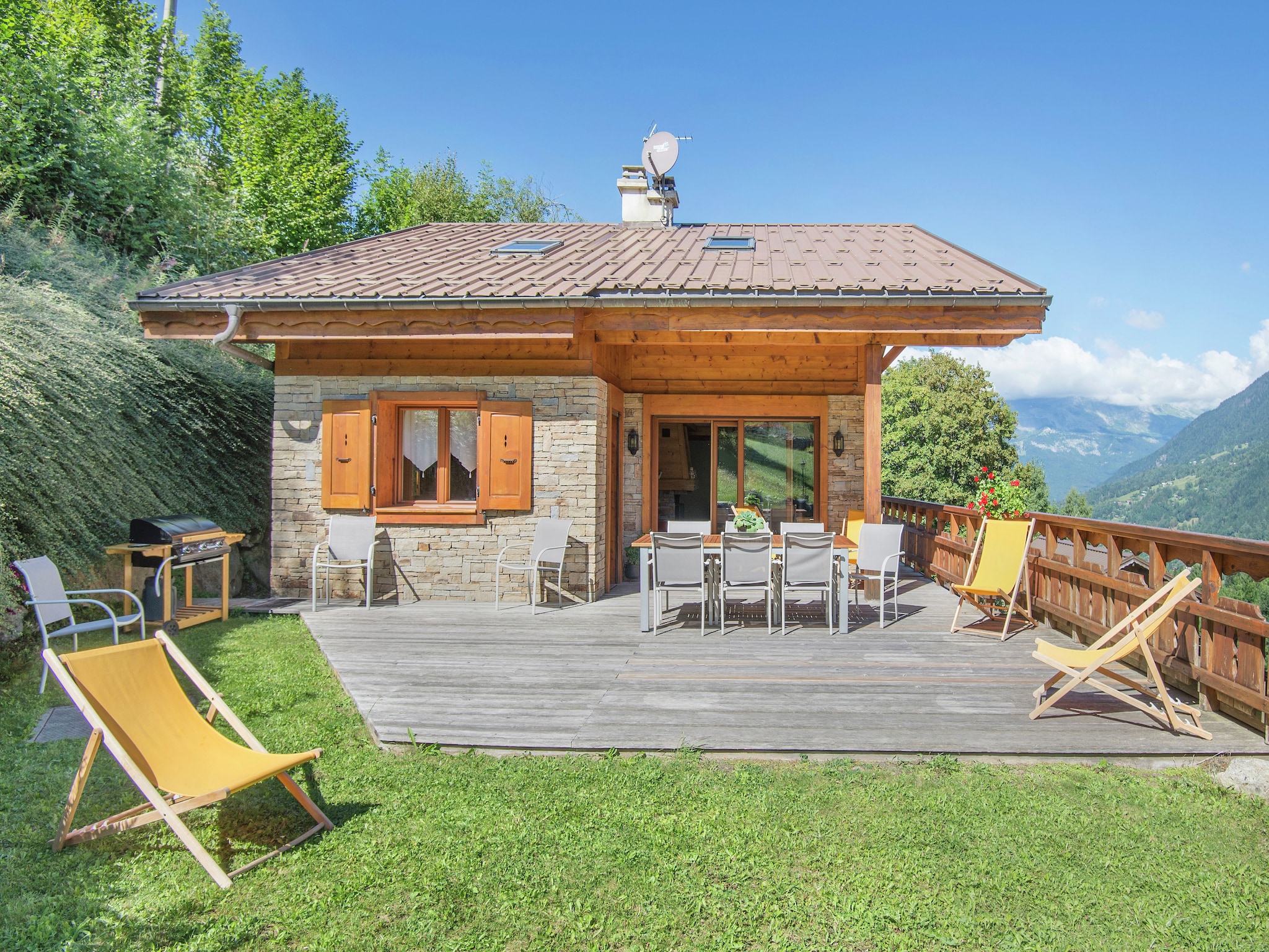 Ferienhaus Le Mont Blanc - Les Traces