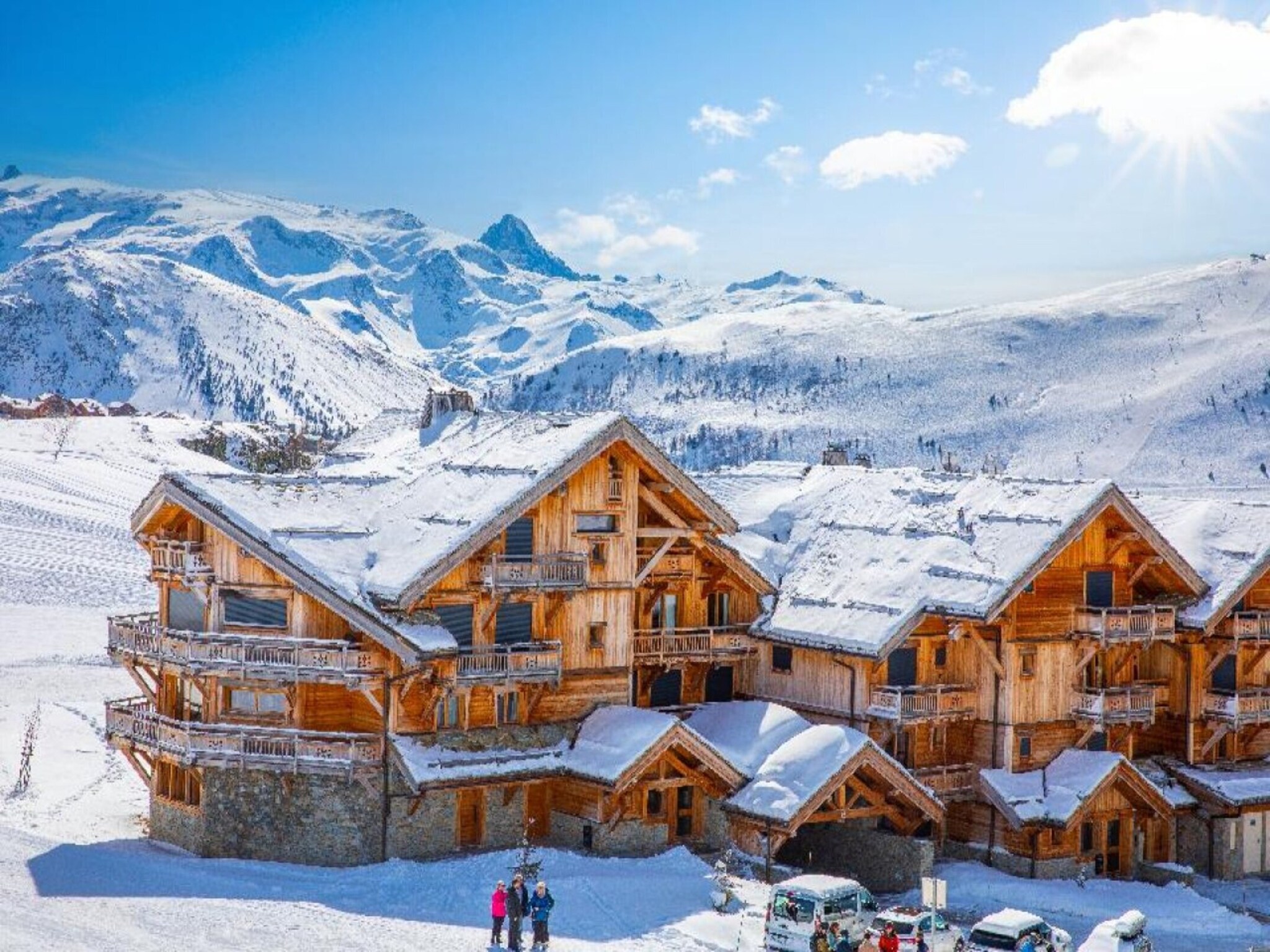 Ferienwohnung Les Chalets de l'Arvan II 2