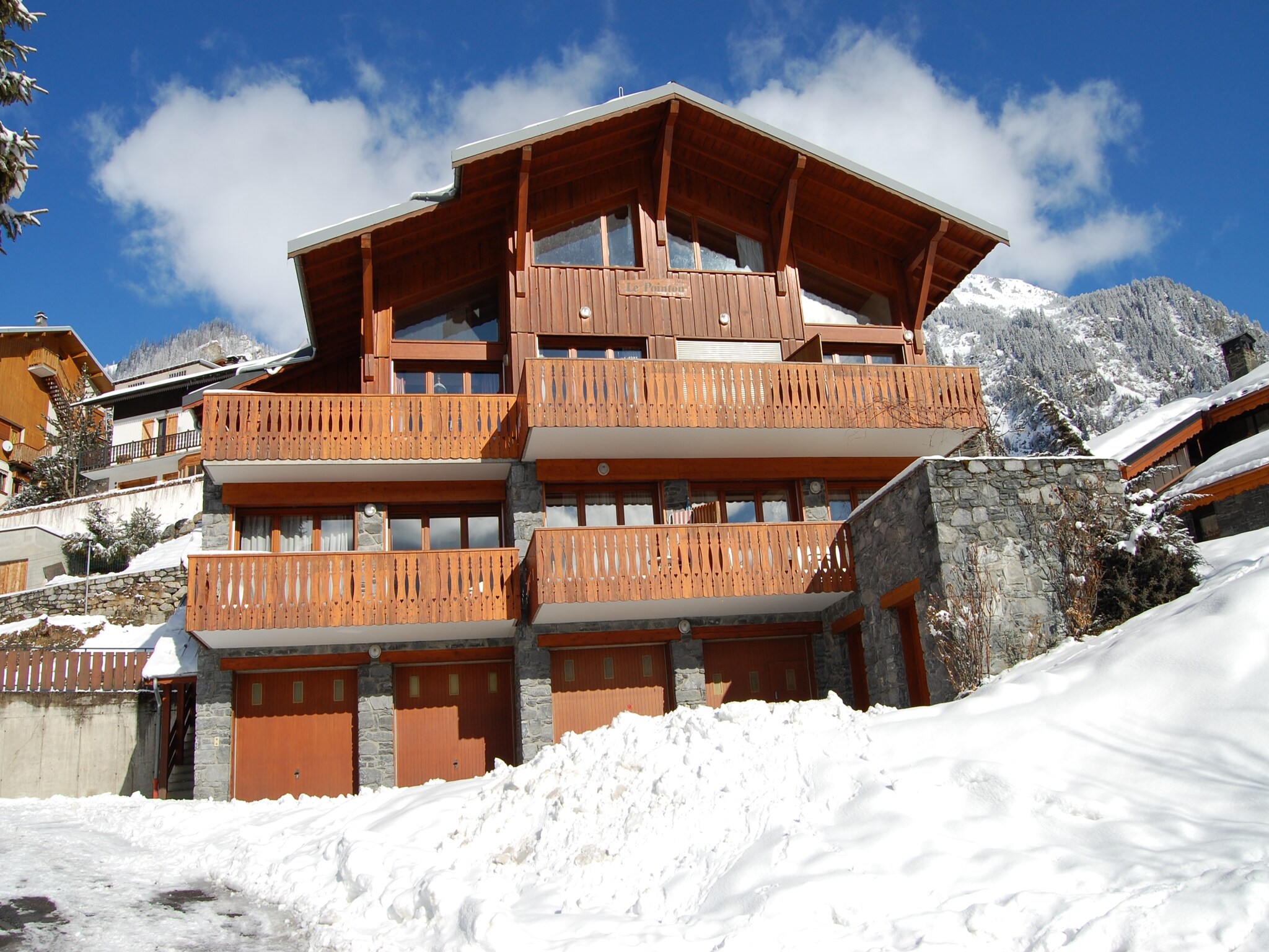 Ferienhaus Chalet Appartement Le Pointon 2