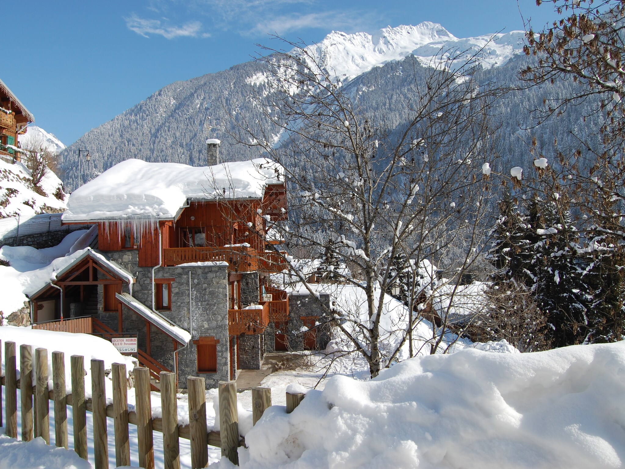 Ferienhaus Chalet Appartement Le Pointon 2