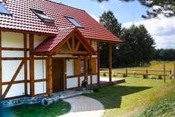 Country house at the lake in Kashubia