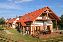 Country house at the lake in Kashubia
