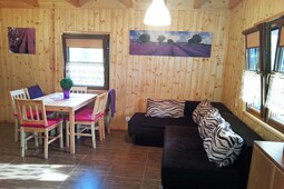 A holiday home with a view of the lake