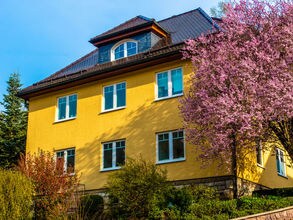 Modern appartement met gebruik van tuin en sauna midden in het Thüringer Woud