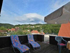 Mooi appartement in het Thüringer Woud met dakterras en prachtig uitzicht
