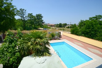 Apartment Complex Laura Nova Vas \/ Apartment Laura C with Balcony and Pool View