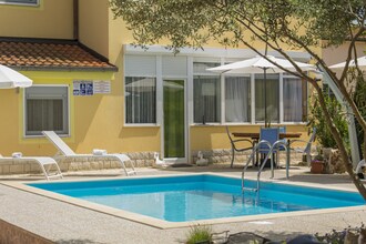 Apartment Complex Laura Nova Vas \/ Apartment Laura C with Balcony and Pool View