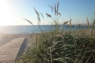 Romantische Ferienwohnung an der Ostsee mit Garten