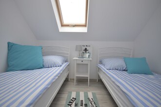 A luxury villa in a seaside village