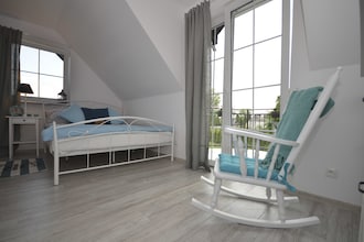 A luxury villa in a seaside village