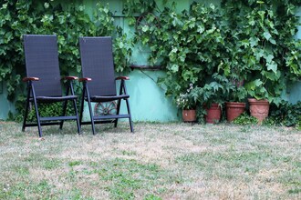 Hohenkirchen mit Garten Terrasse und Strandkorb