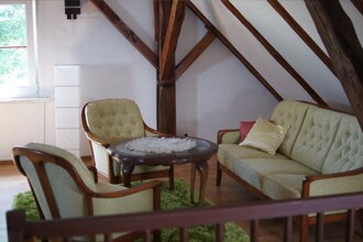 A holiday home in the countryside 7 km from the beach