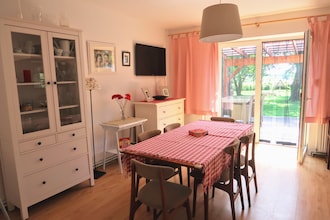 A holiday home in the countryside 7 km from the beach