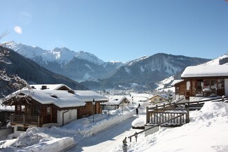Chalets im Wald