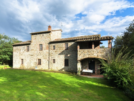 Ferienhaus in Bucine (Italien) und 1 Hund erlaubt