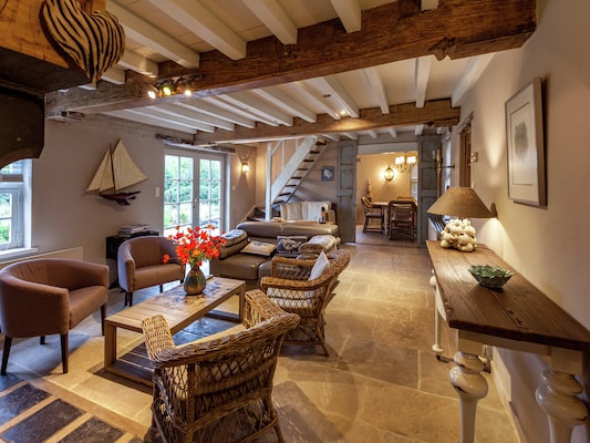 Vakantiehuis met omheinde tuin in Koksijde (België) 1 hond is welkom