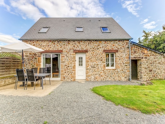 Vakantiehuis met omheinde tuin in Brainville (Frankrijk) 2 honden zijn welkom