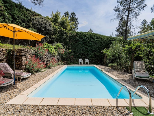 Vakantiehuis met privé zwembad in Les Salelles (Frankrijk) voor 6 personen