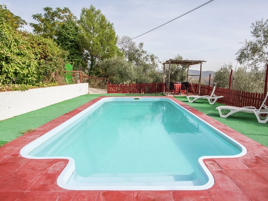 Vakantiehuis met privé zwembad in Fuentes de Cesna (Spanje) voor 8 personen