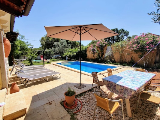 Vakantiehuis met privé zwembad in Sisan (Kroatië) voor 8 personen